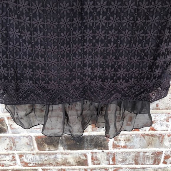 NWT Johnny Was 4 Love & Liberty Iva Embroidered Dress XS in Raisin - Picture 14 of 16